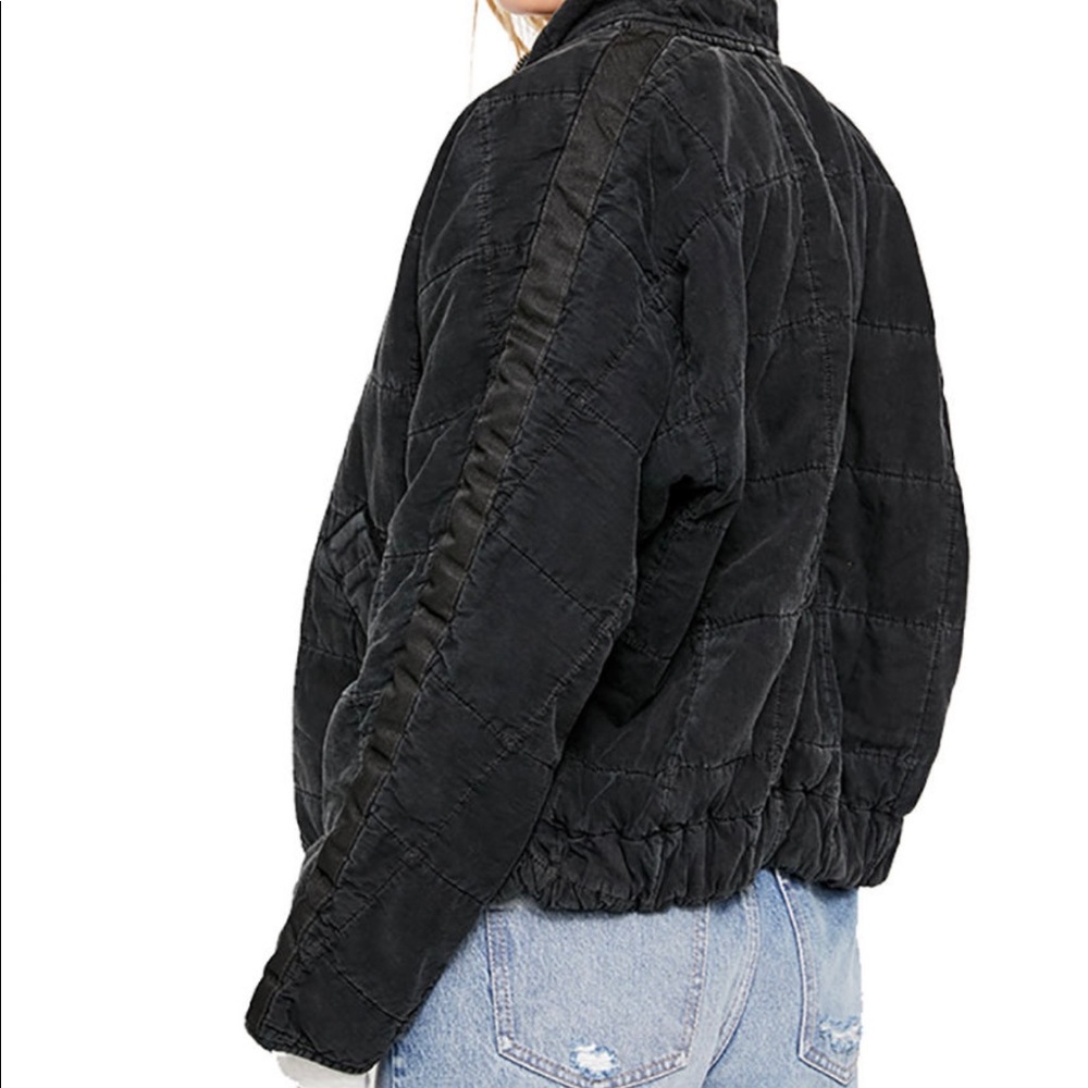 Free People Quilted Dolman Jacket Size M
